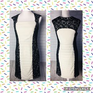 Scarlett Women’s Sheath Dress Black White size 10